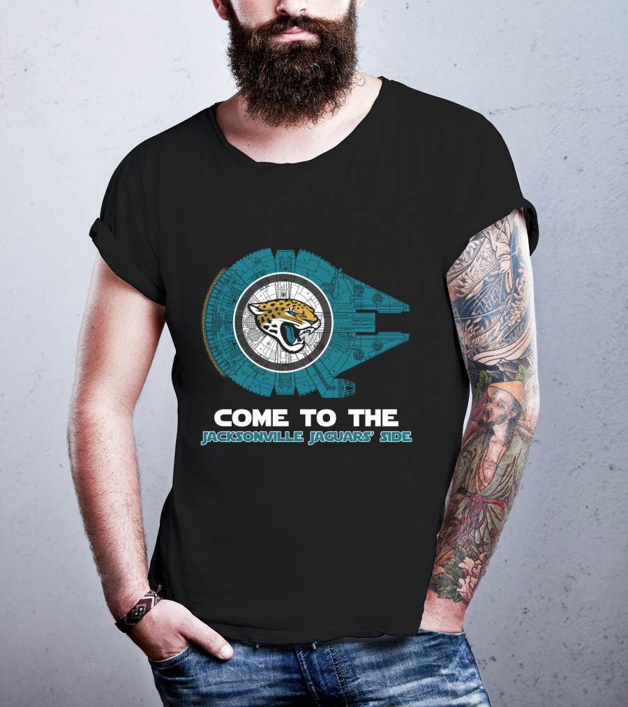 Jacksonville Jaguars Millennium Falcon Come To The Side T-Shirt