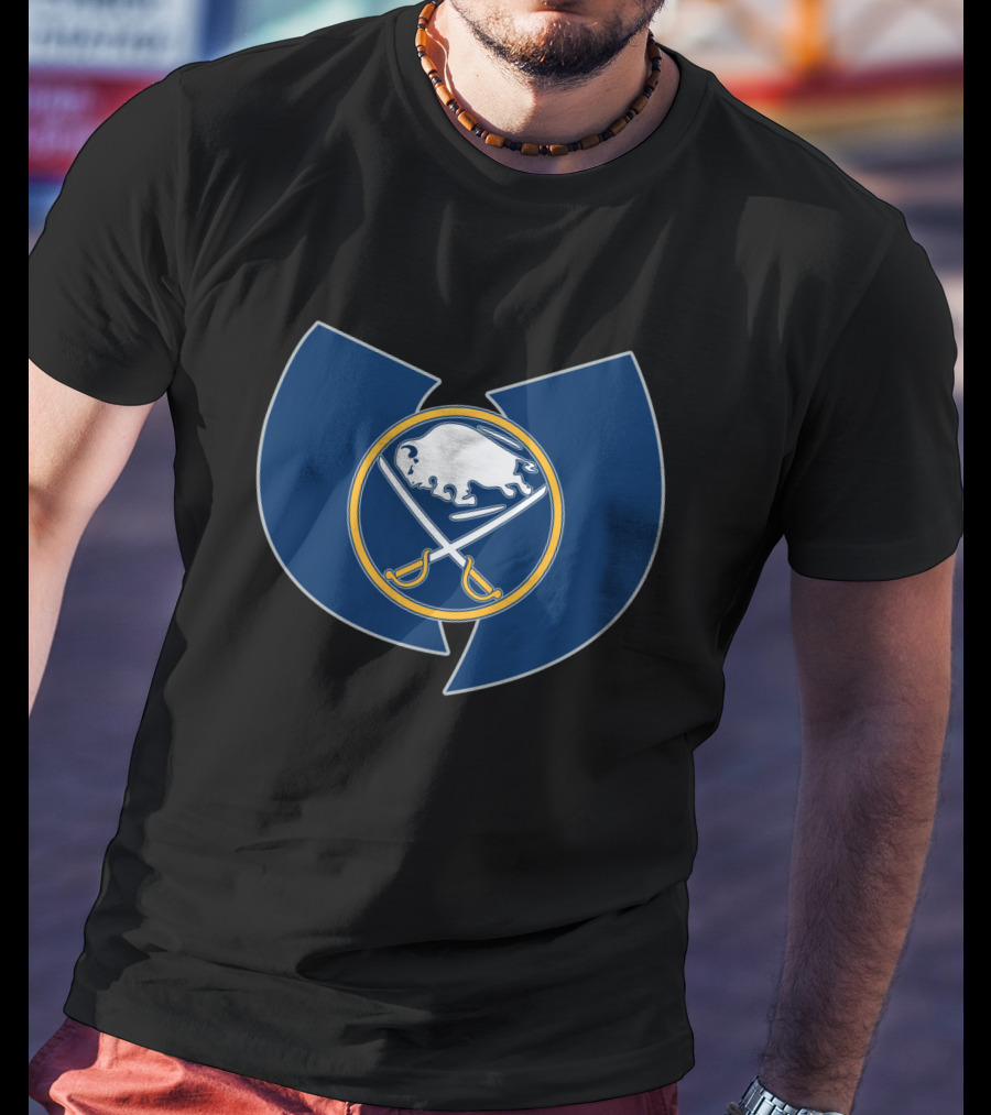 Buffalo Sabres Wu-Tang Clan Logo Mashup T-Shirt