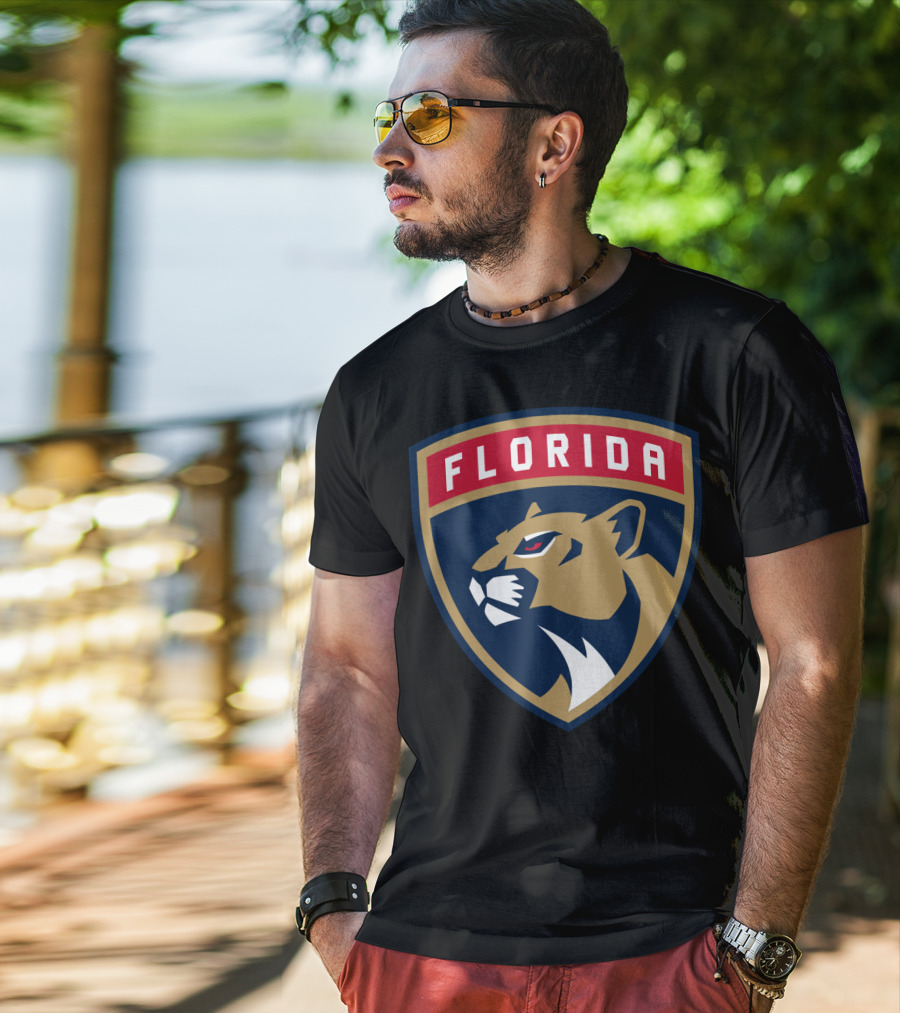Florida Panthers Logo Bold Head T-Shirt