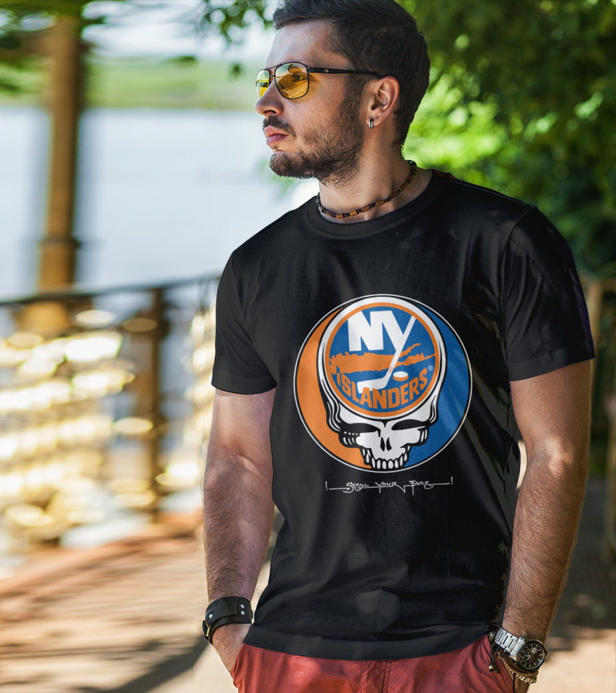 Grateful Dead NY Islanders Steal Your Face T-Shirt
