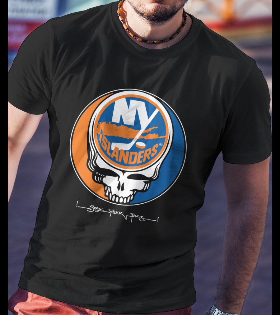 Grateful Dead NY Islanders Steal Your Face T-Shirt