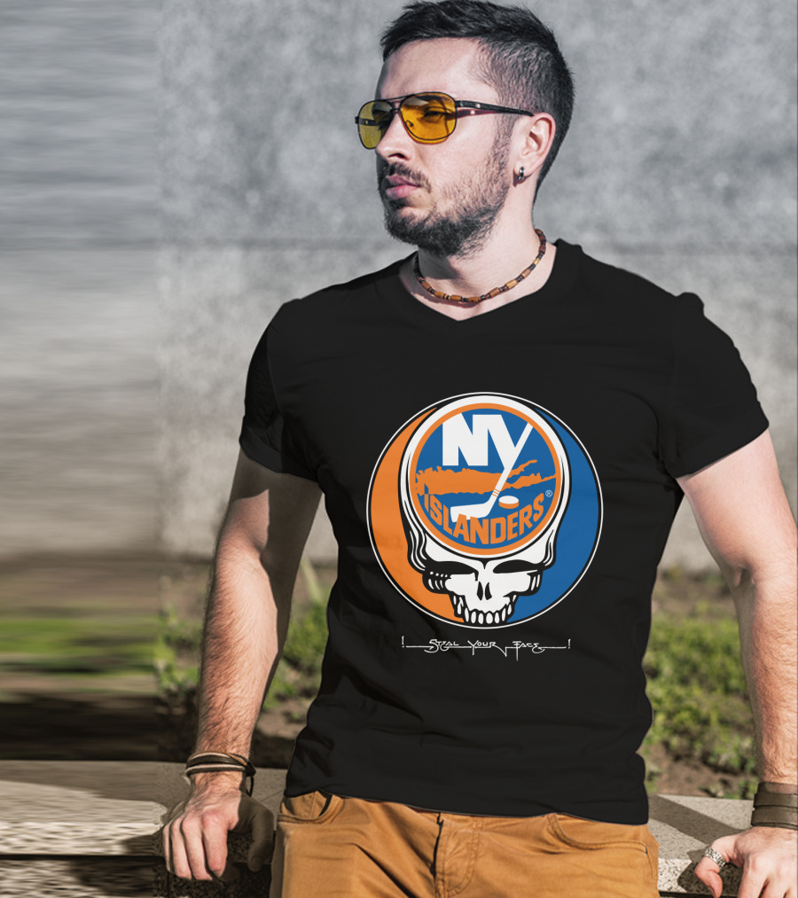 Grateful Dead NY Islanders Steal Your Face T-Shirt