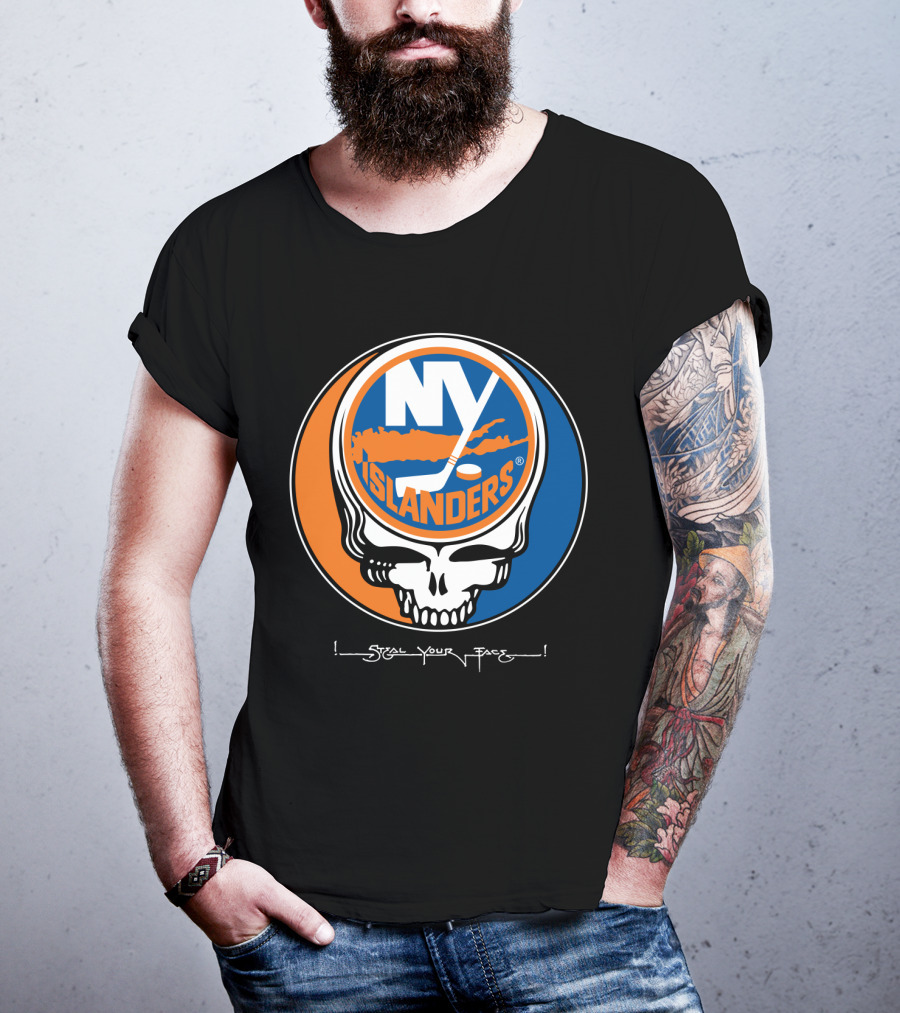 Grateful Dead NY Islanders Steal Your Face T-Shirt