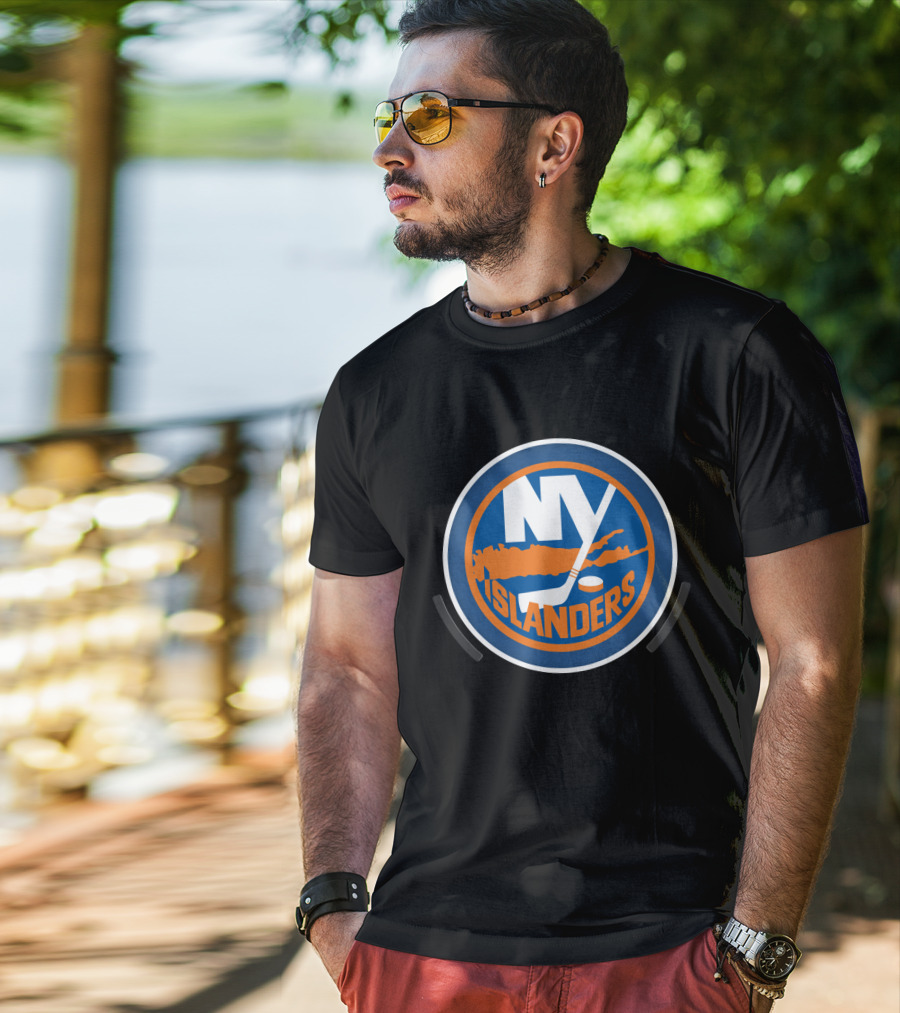 NY Islanders Power Decal T-Shirt