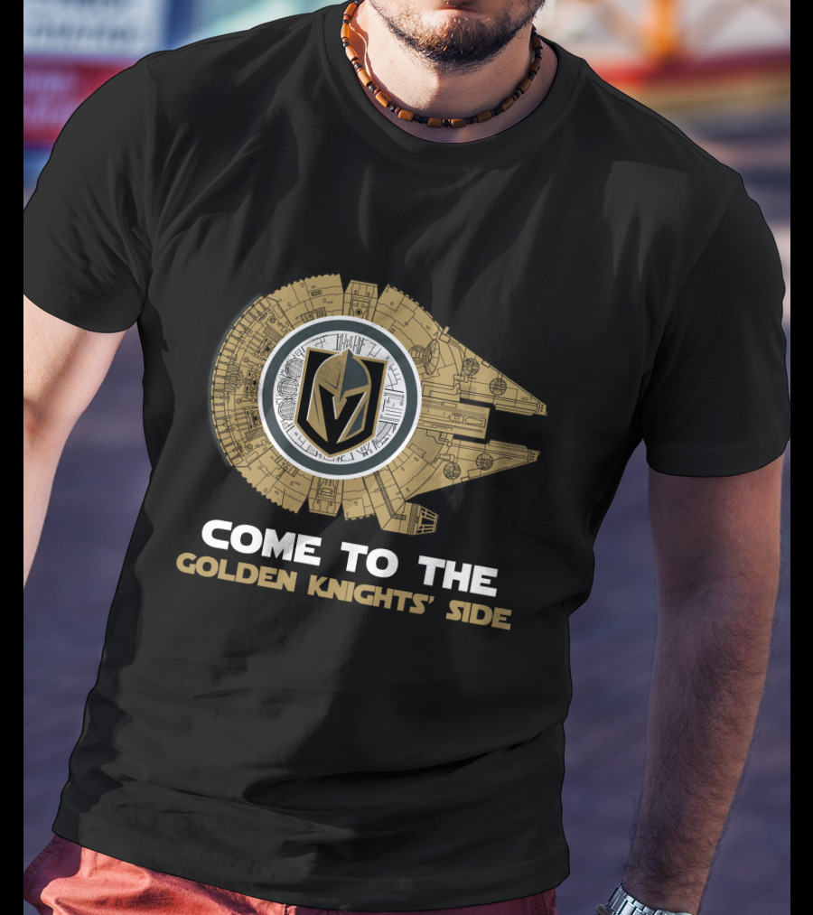 Come To The Golden Knights' Side Millennium Falcon T-Shirt