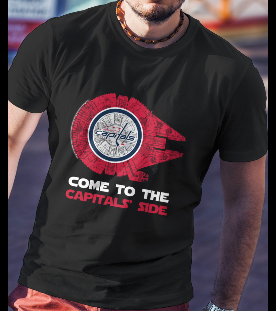 Washington Capitals Millennium Falcon Come To The Capitals' Side T-Shirt