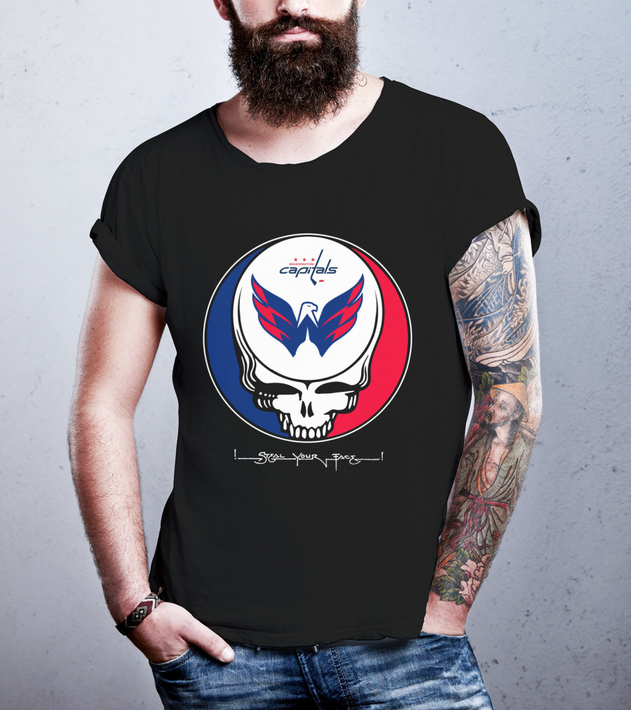Grateful Dead Washington Capitals Steal Your Face T-Shirt