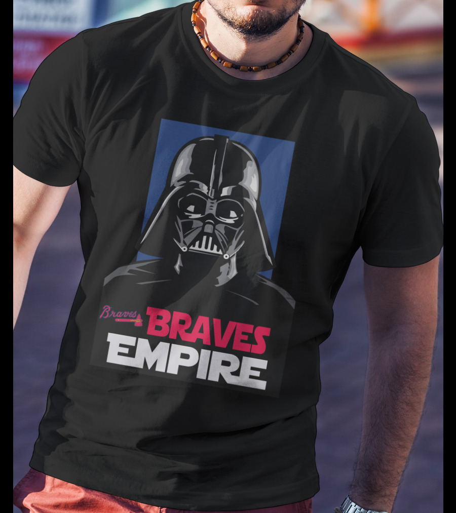 Braves Empire Darth Vader Atlanta Braves T-Shirt