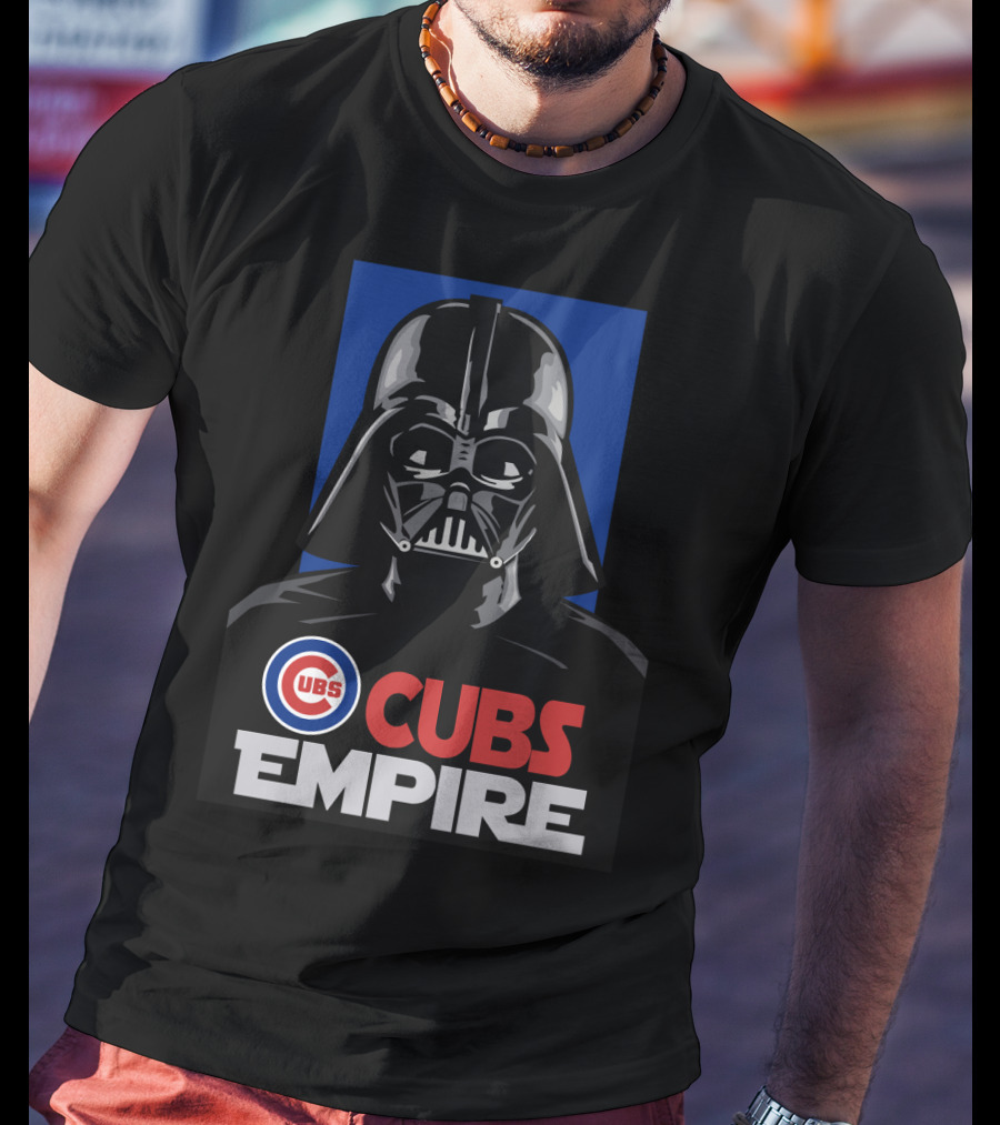 Cubs Empire Vader Chicago Cubs Logo Fusion T-Shirt