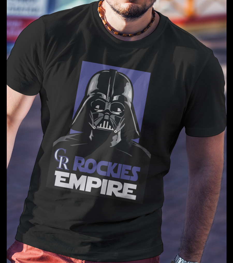 Colorado Rockies Empire Cr Darth Vader T-Shirt