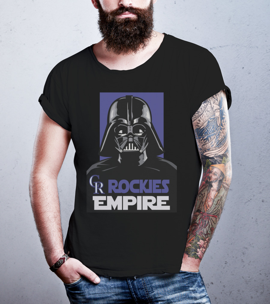 Colorado Rockies Empire Cr Darth Vader T-Shirt