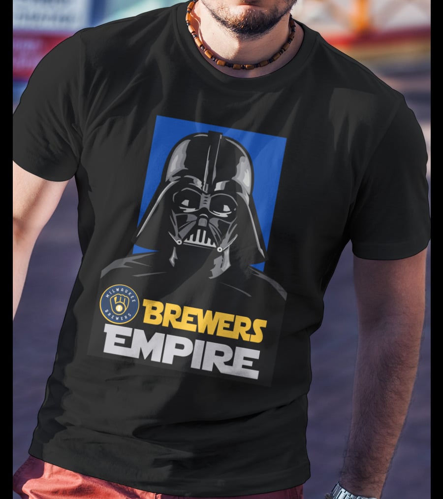 Milwaukee Brewers Darth Vader Empire T-Shirt