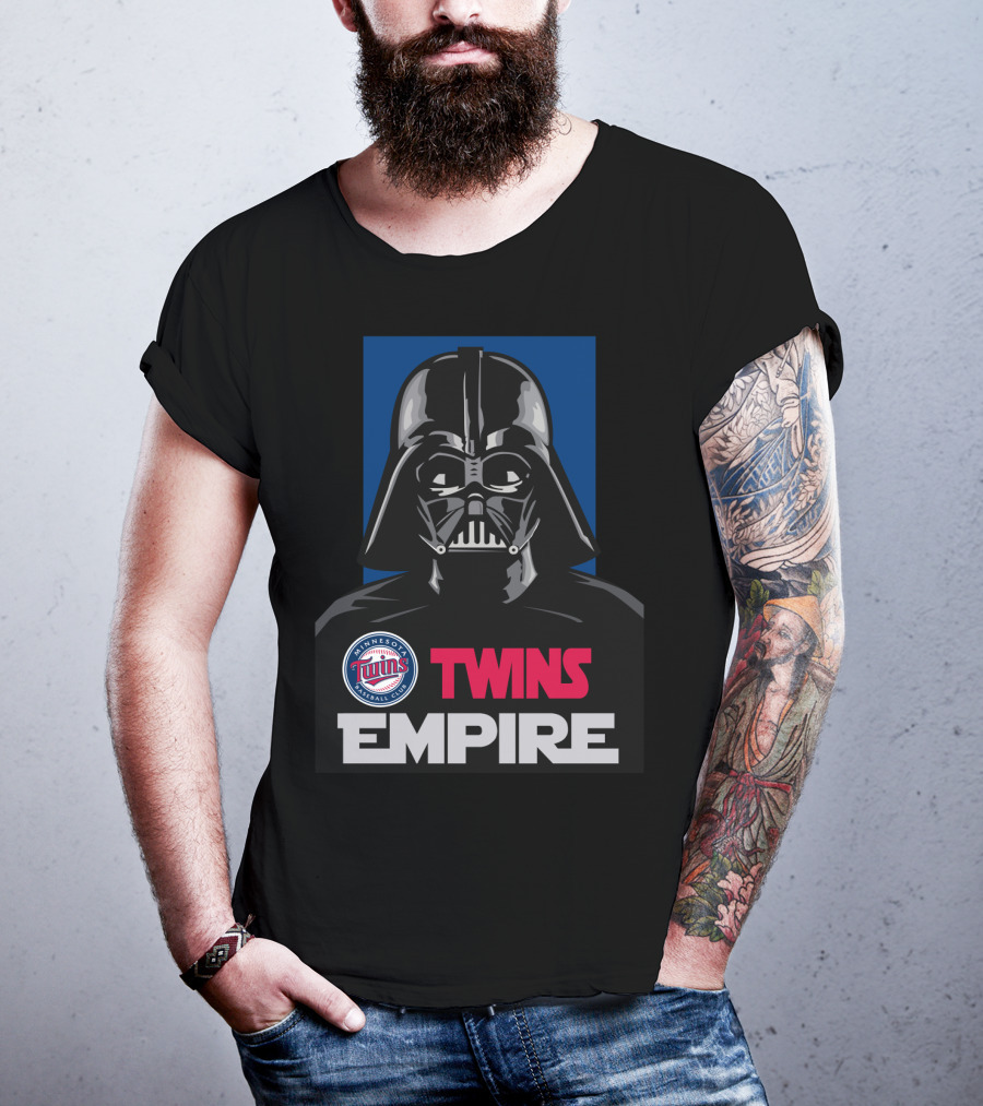 Minnesota Twins Baseball Club Twins Empire Darth Vader T-Shirt