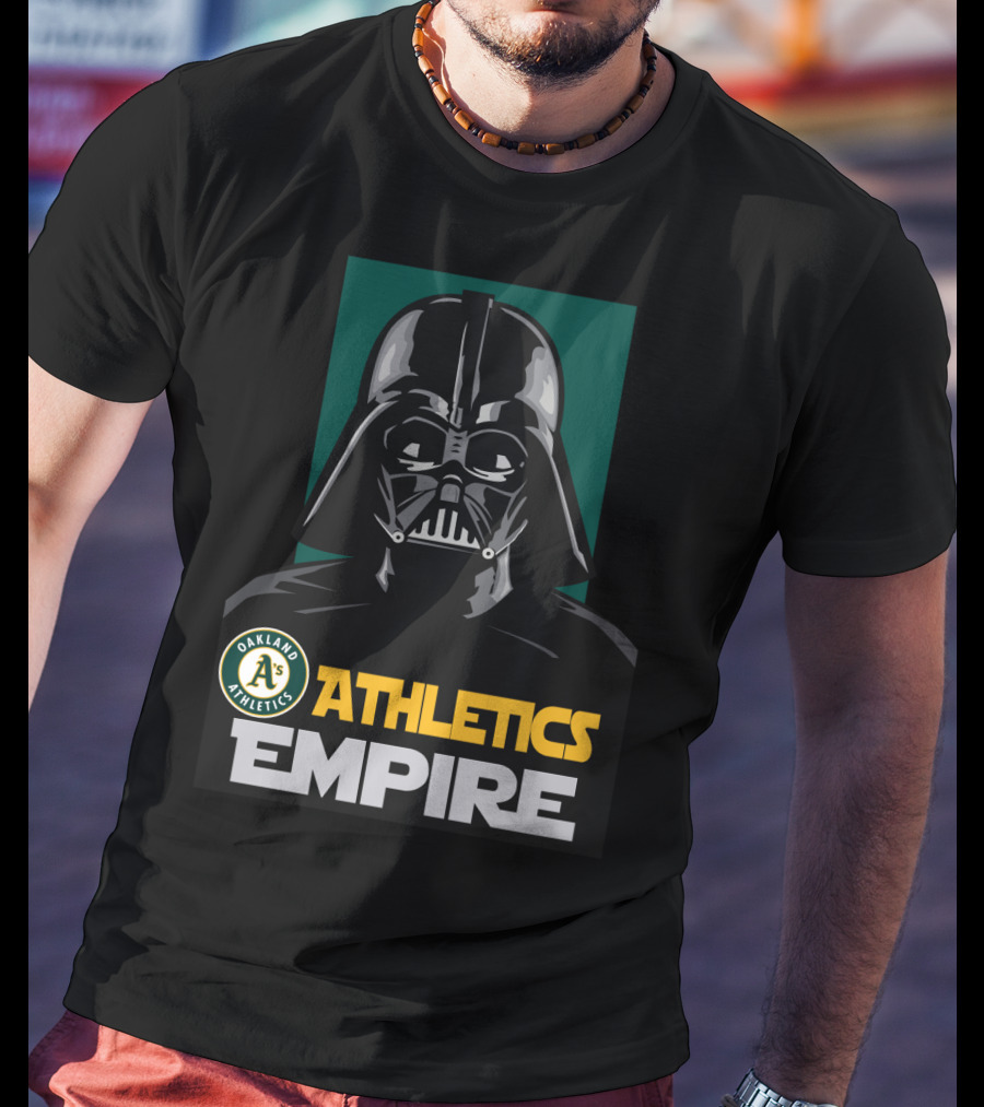 Oakland Athletics A's Athletics Empire Darth Vader T-Shirt