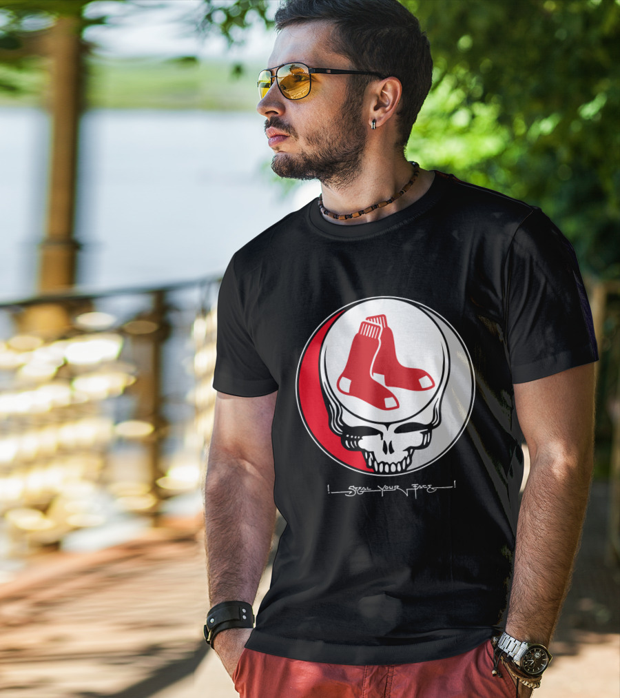 Grateful Dead Steal Your Face Boston Red Sox T-Shirt