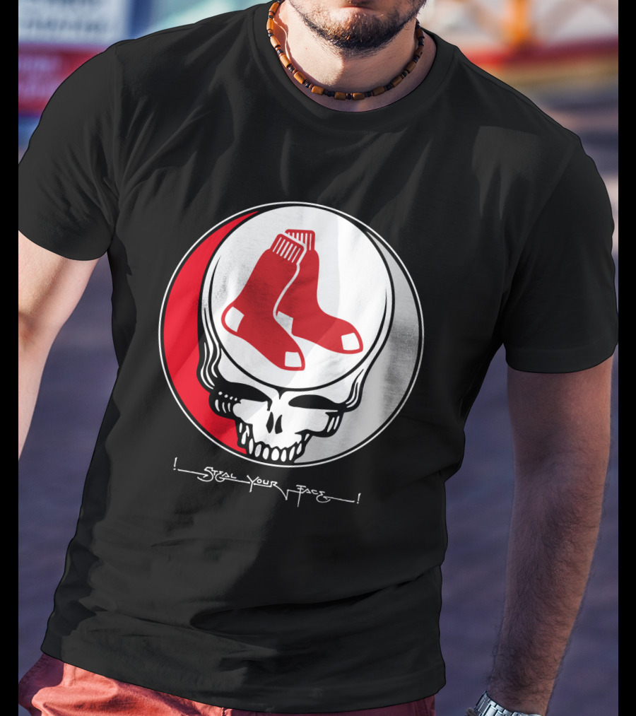Grateful Dead Steal Your Face Boston Red Sox T-Shirt