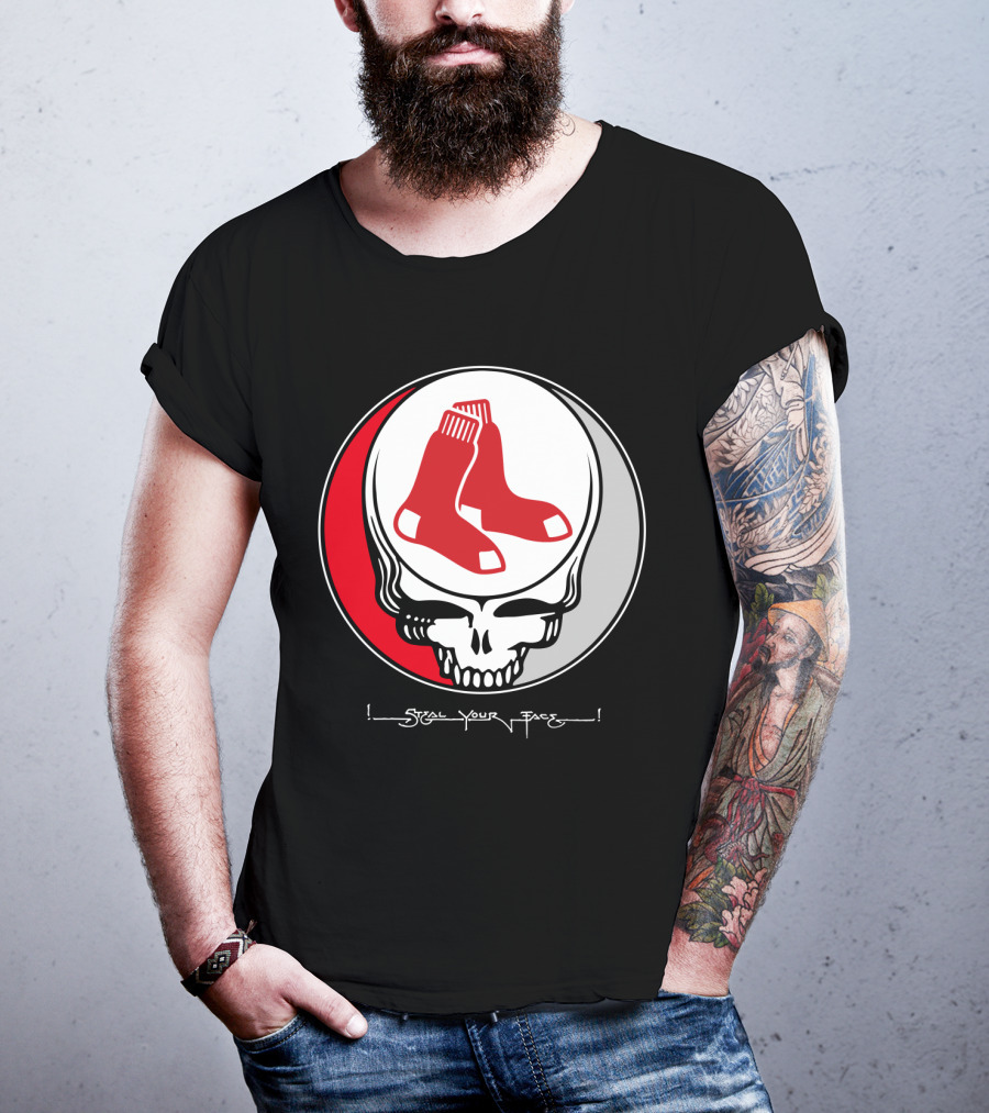 Grateful Dead Steal Your Face Boston Red Sox T-Shirt