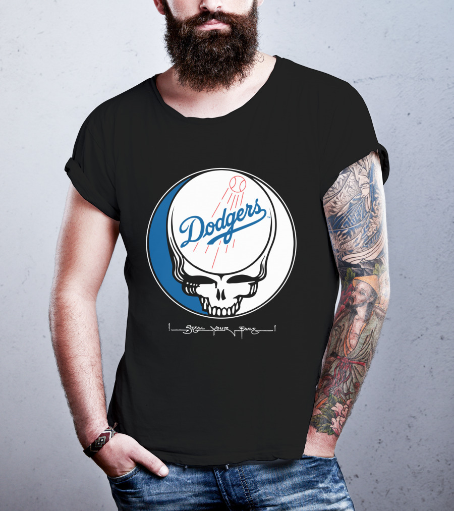 Grateful Dead Steal Your Face Dodgers T-Shirt