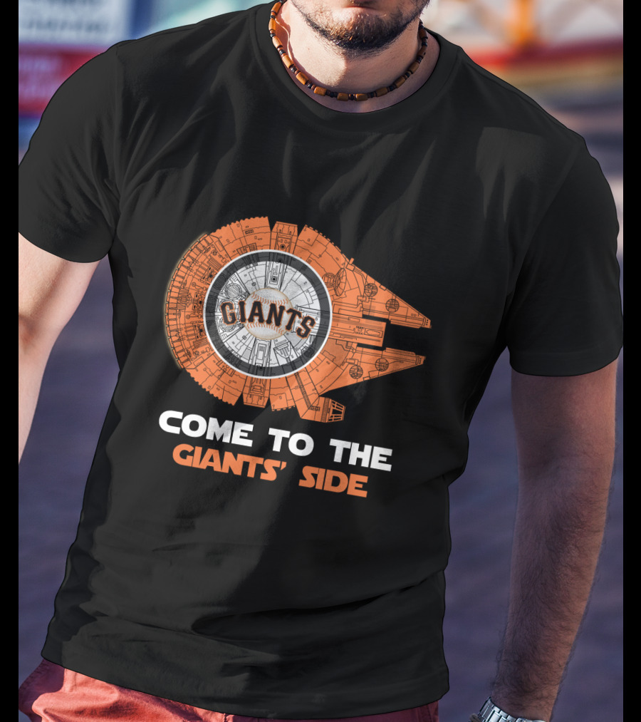 San Francisco Giants Millennium Falcon Come To The Giants' Side T-Shirt