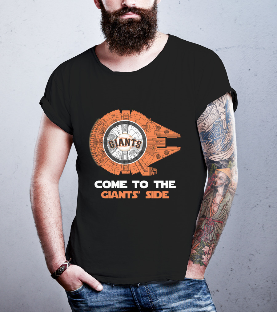 San Francisco Giants Millennium Falcon Come To The Giants' Side T-Shirt