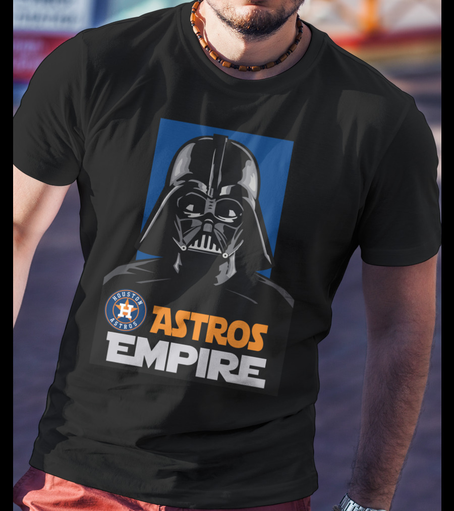 Houston Astros Darth Vader Empire Star Wars Crossover T-Shirt