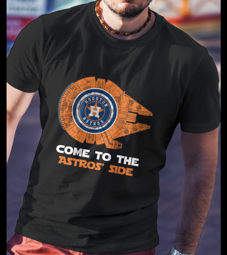 Houston Astros Millennium Falcon Come To The Astros' Side T-Shirt