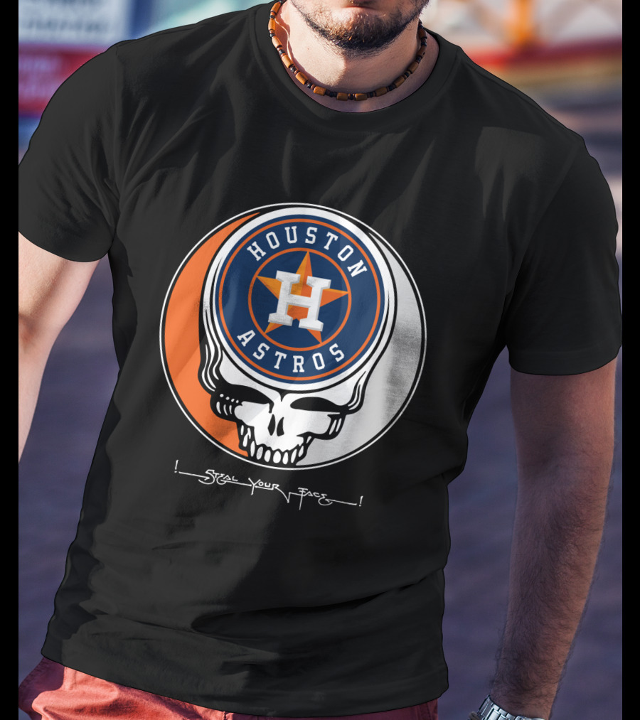 Houston Astros Grateful Dead Steal Your Face T-Shirt