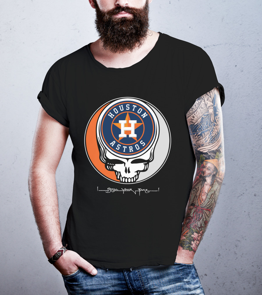 Houston Astros Grateful Dead Steal Your Face T-Shirt
