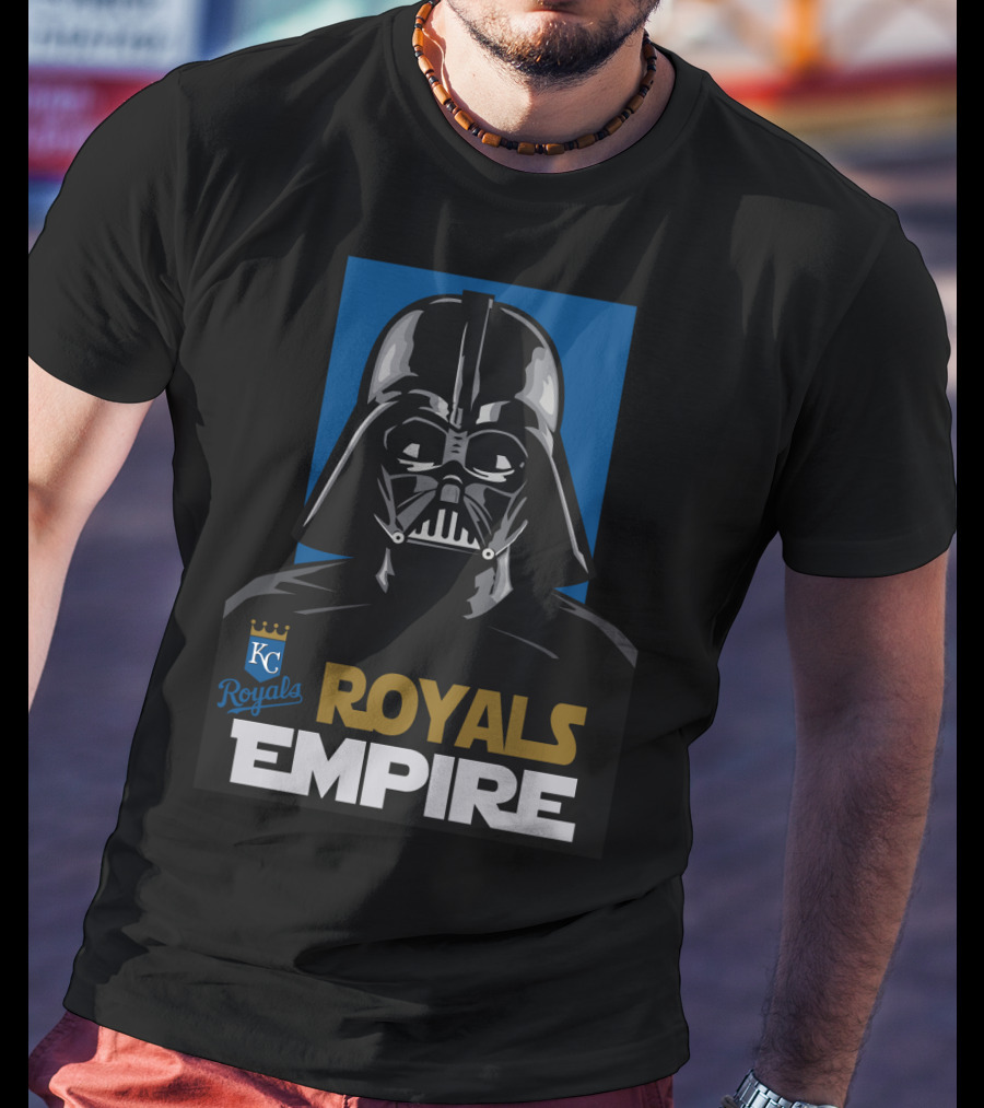 Kansas City Royals Empire Darth Vader T-Shirt