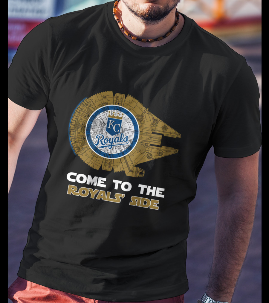 Kansas City Royals Come To The Royals' Side Millennium Falcon T-Shirt