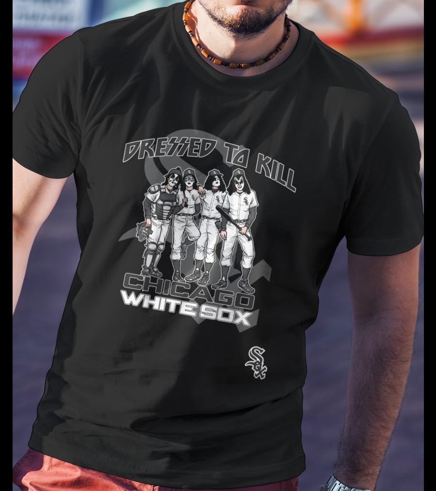 Dressed To Kill KISS Chicago White Sox T-Shirt