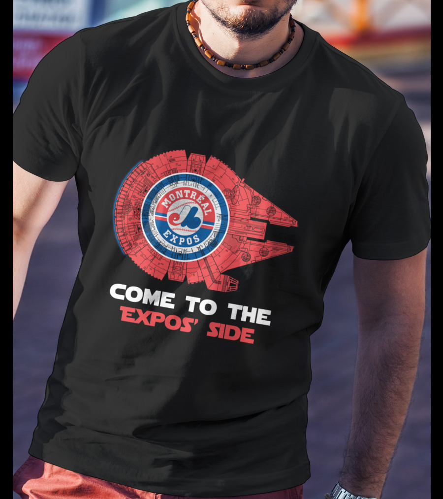 Montreal Expos Millennium Falcon Come To The Expos' Side T-Shirt