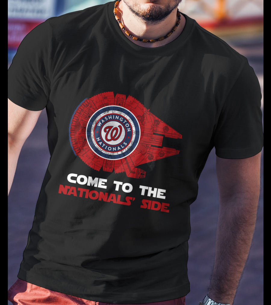 Washington Nationals Come To The Nationals' Side Millennium Falcon T-Shirt