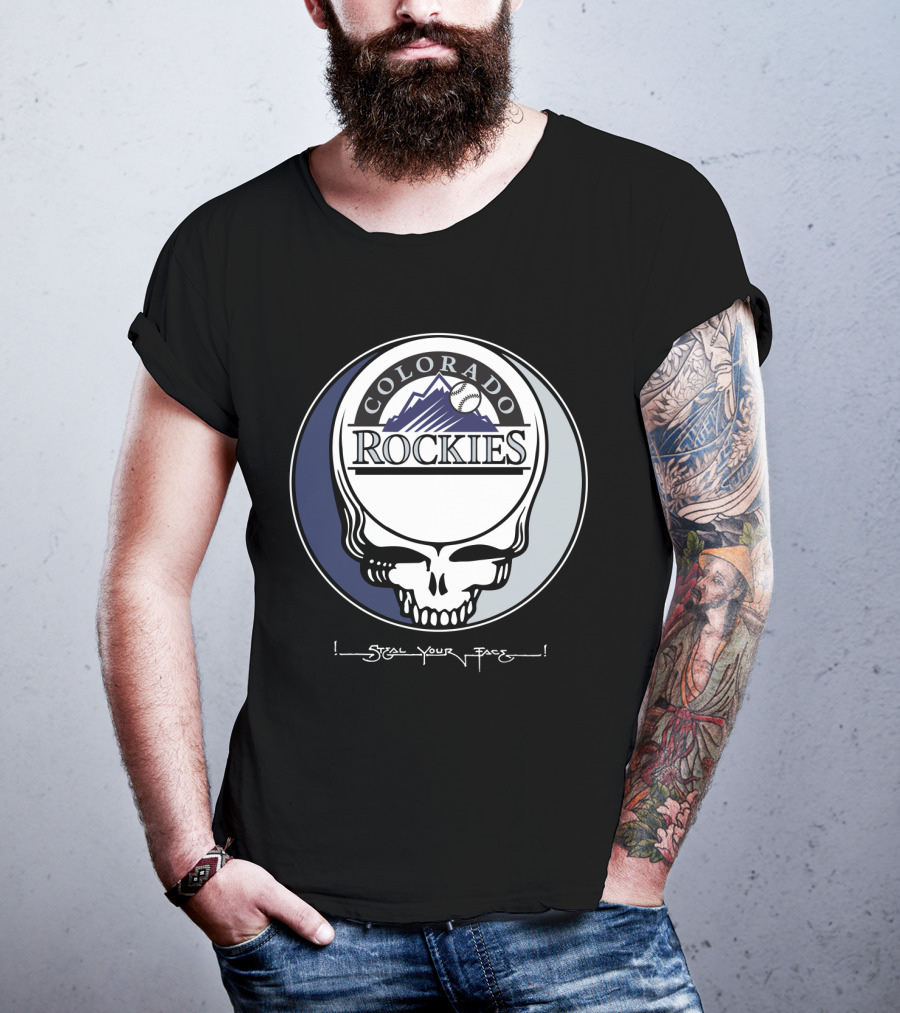 GRATEFUL DEAD Colorado Rockies Steal Your Face T-Shirt