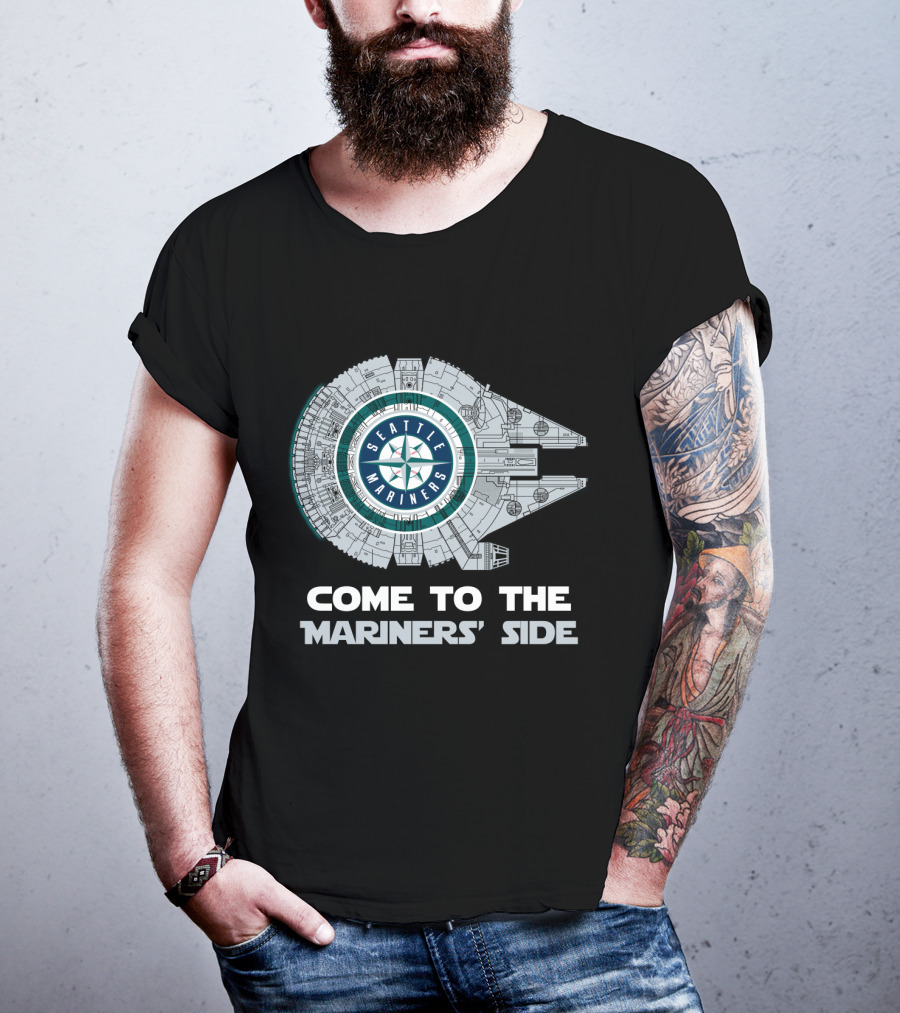Seattle Mariners Come To The Mariners' Side Millennium Falcon T-Shirt
