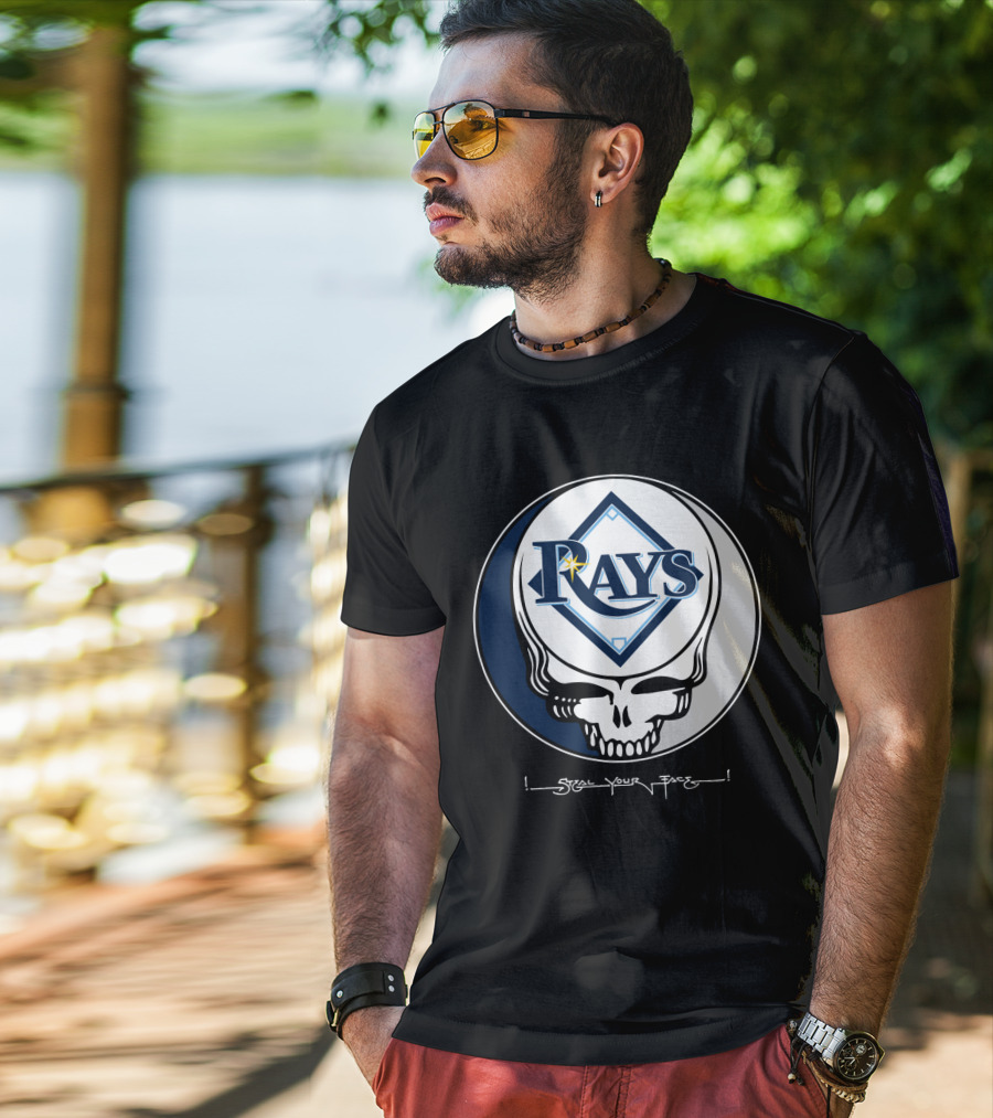 GRATEFUL DEAD Tampa Bay Rays Steal Your Face T-Shirt