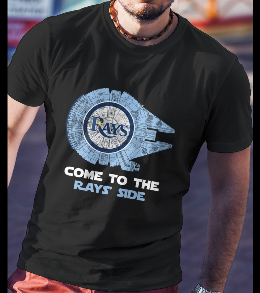Rays Come To The Rays' Side Millennium Falcon T-Shirt