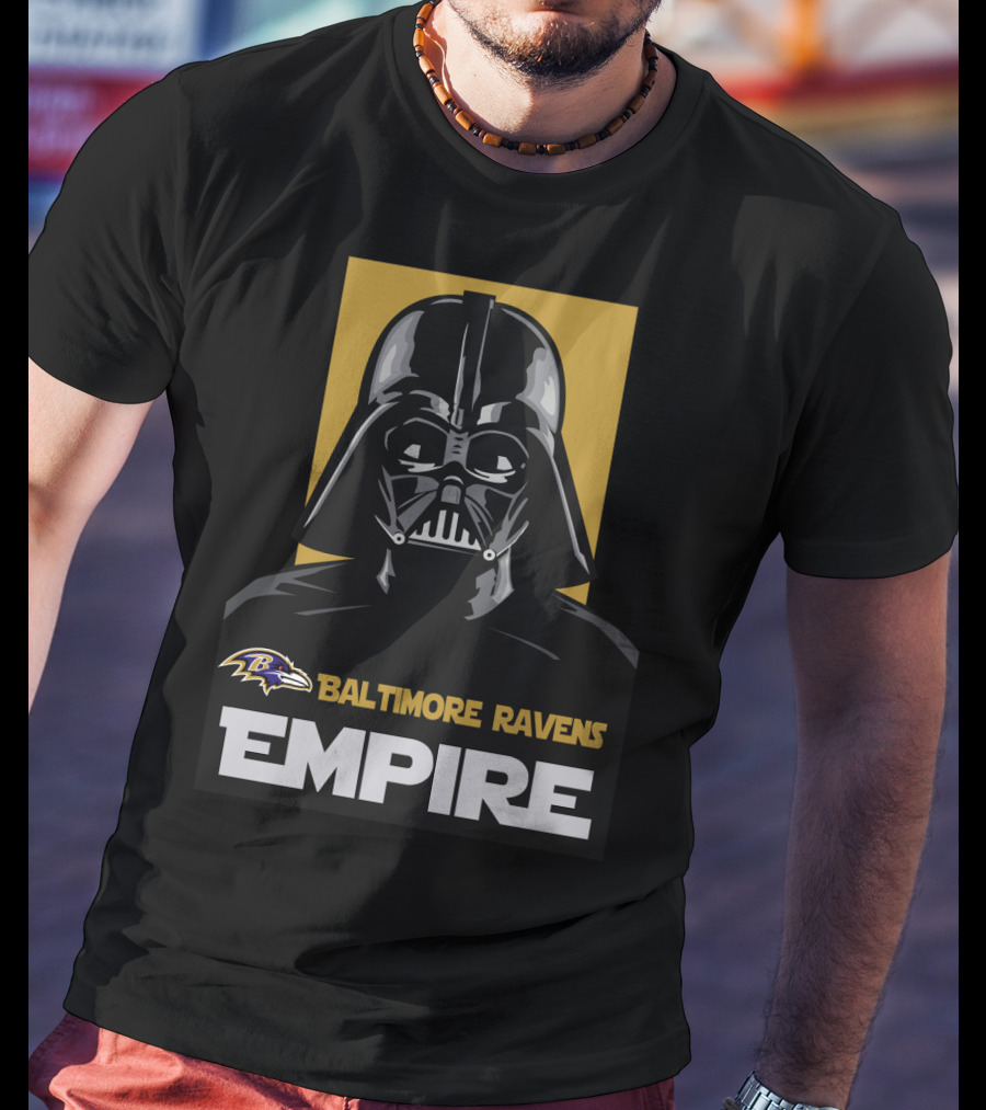 Baltimore Ravens Empire Darth Vader Ravens T-Shirt