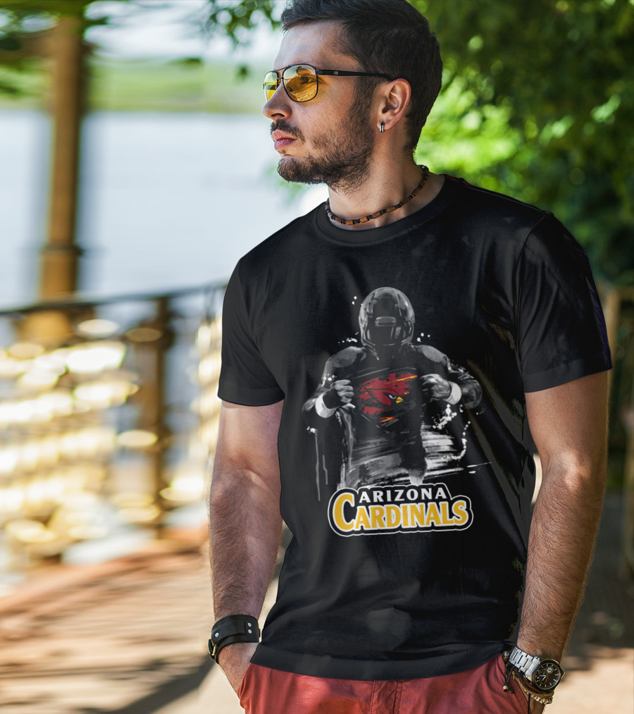Arizona Cardinals Football Hero Emblem Reveal T-Shirt