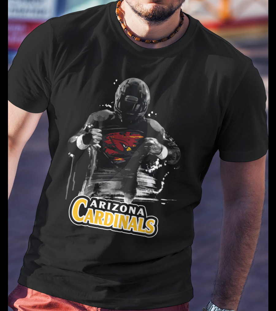 Arizona Cardinals Football Hero Emblem Reveal T-Shirt