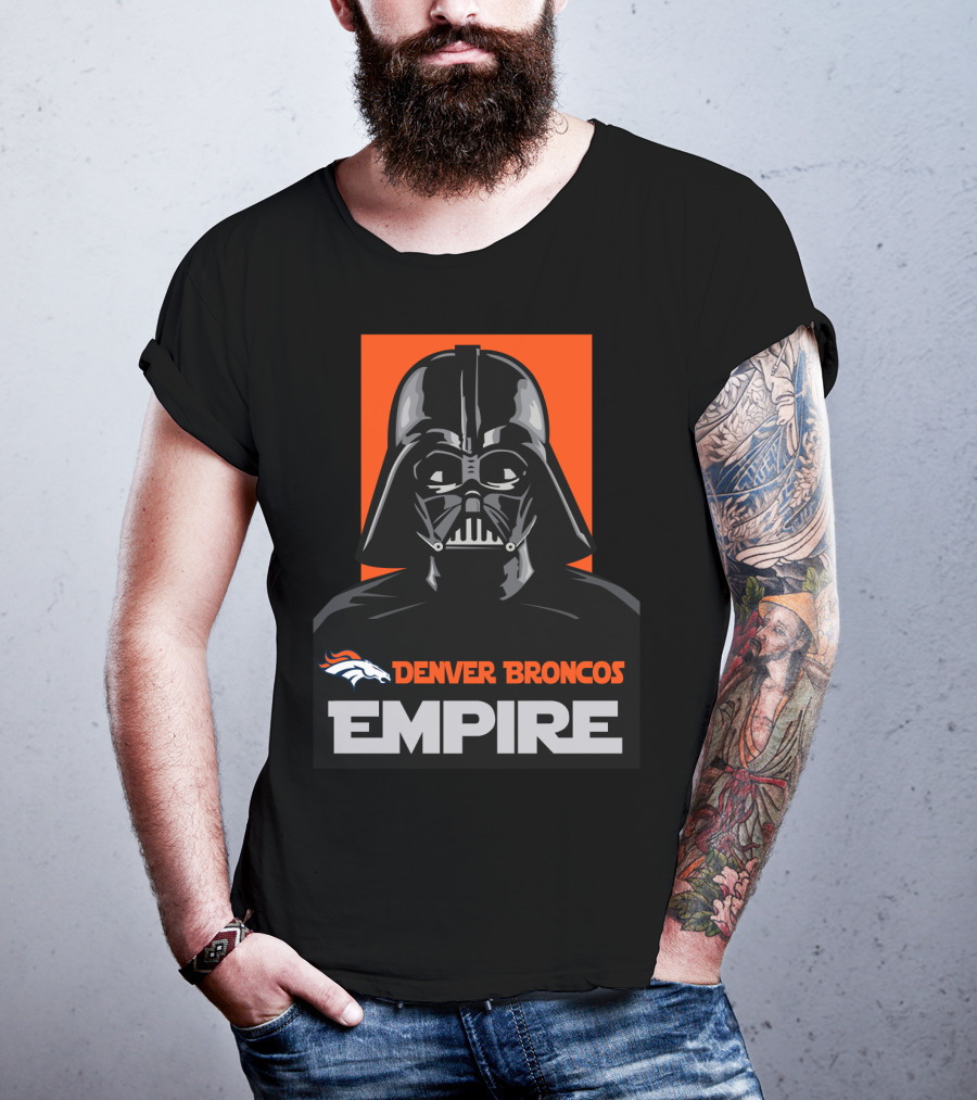 Denver Broncos Empire Darth Vader Broncos T-Shirt