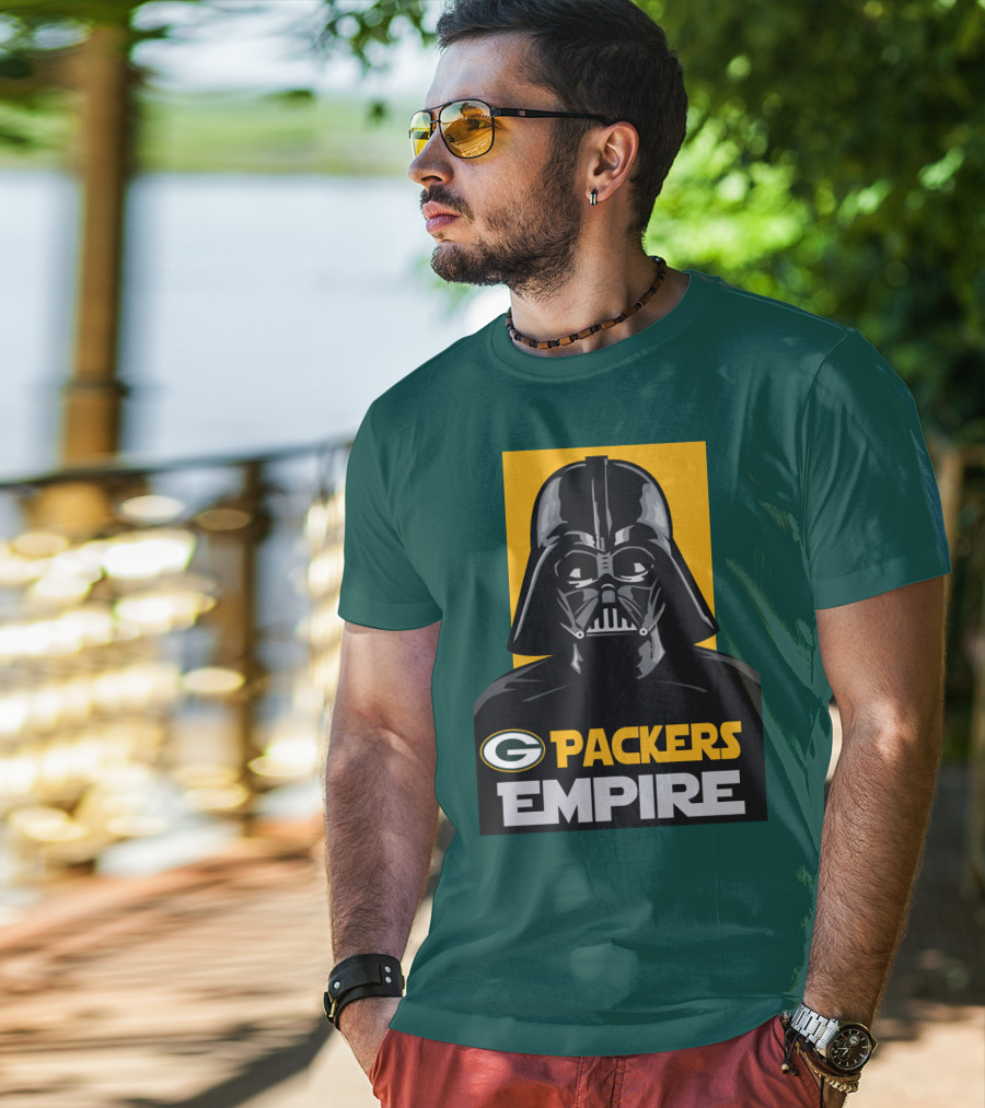 Packers Empire Darth Vader Green Bay T-Shirt