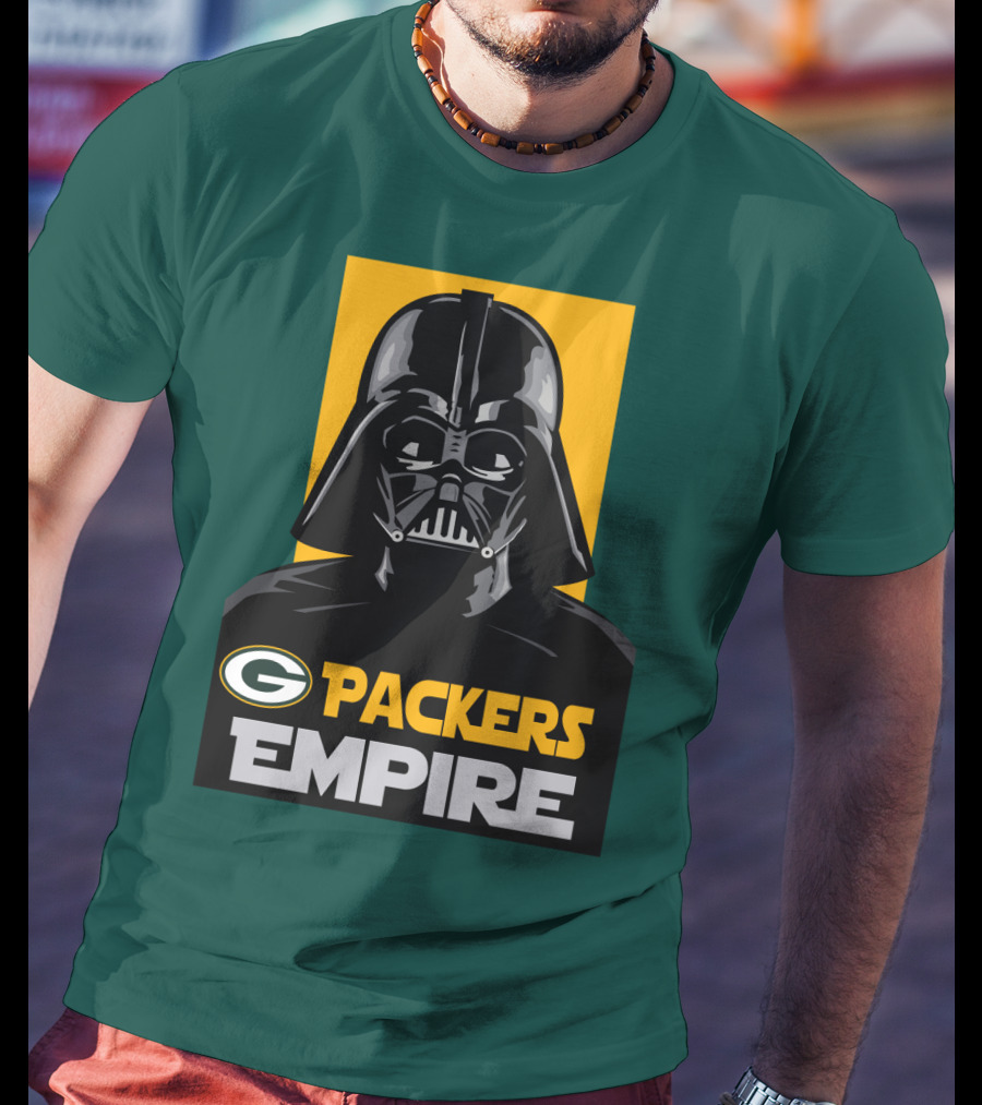 Packers Empire Darth Vader Green Bay T-Shirt