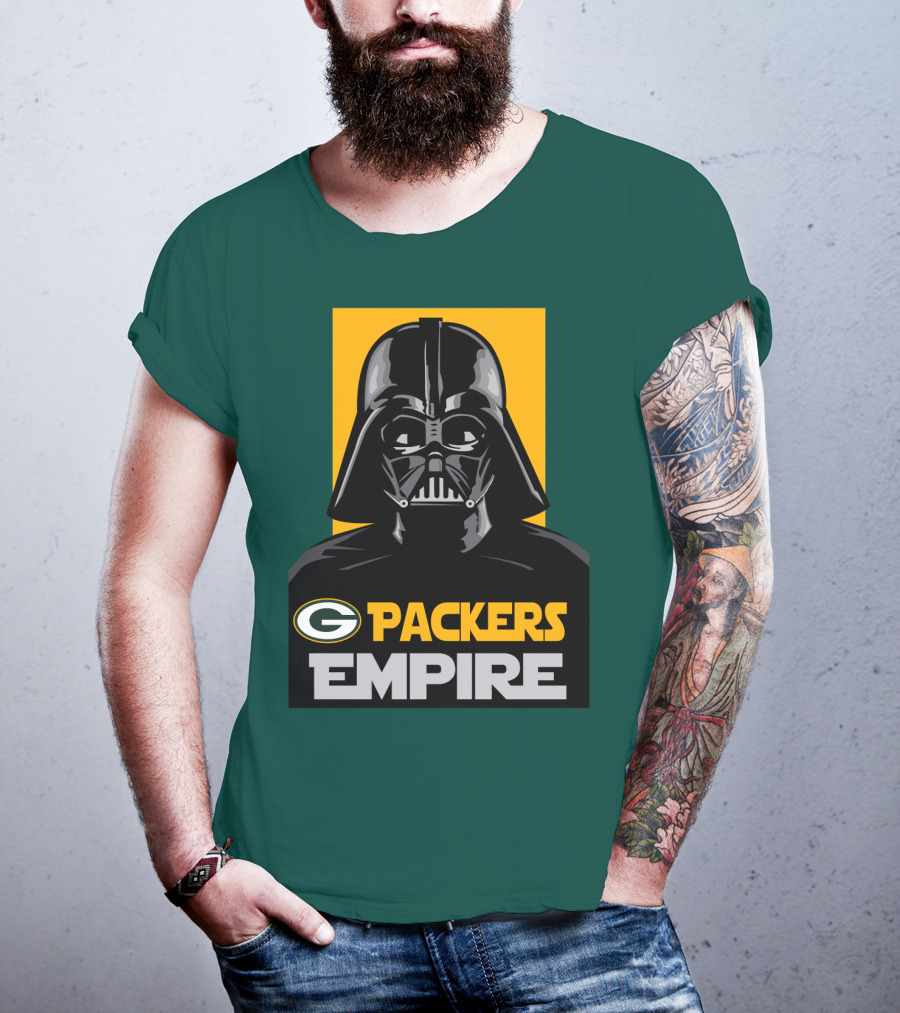 Packers Empire Darth Vader Green Bay T-Shirt