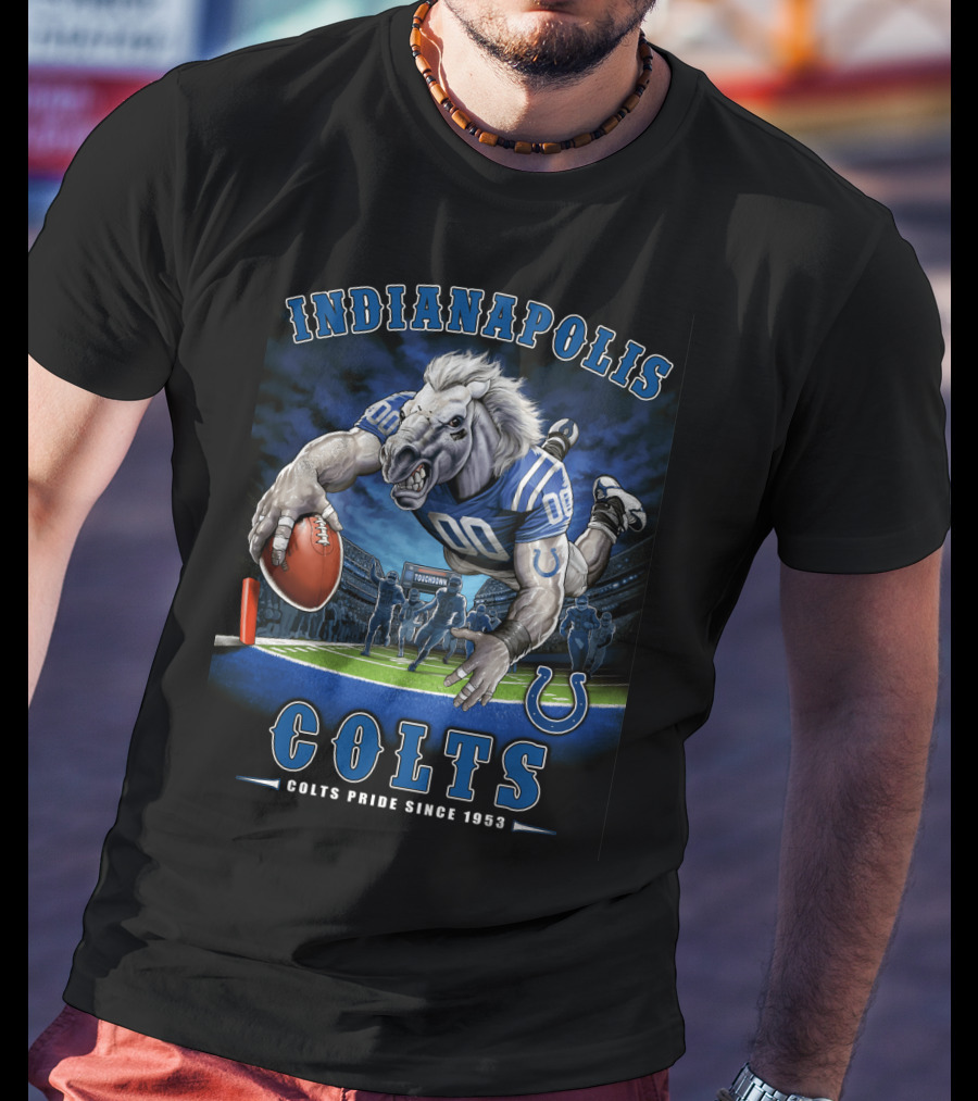 Indianapolis Colts Pride Since 1953 End Zone Touchdown Nfl T-Shirt