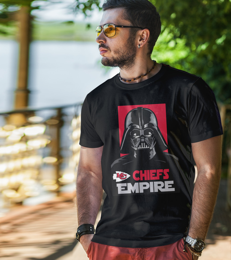 Chiefs Empire Darth Vader Kansas City Chiefs Fan Collaboration T-Shirt