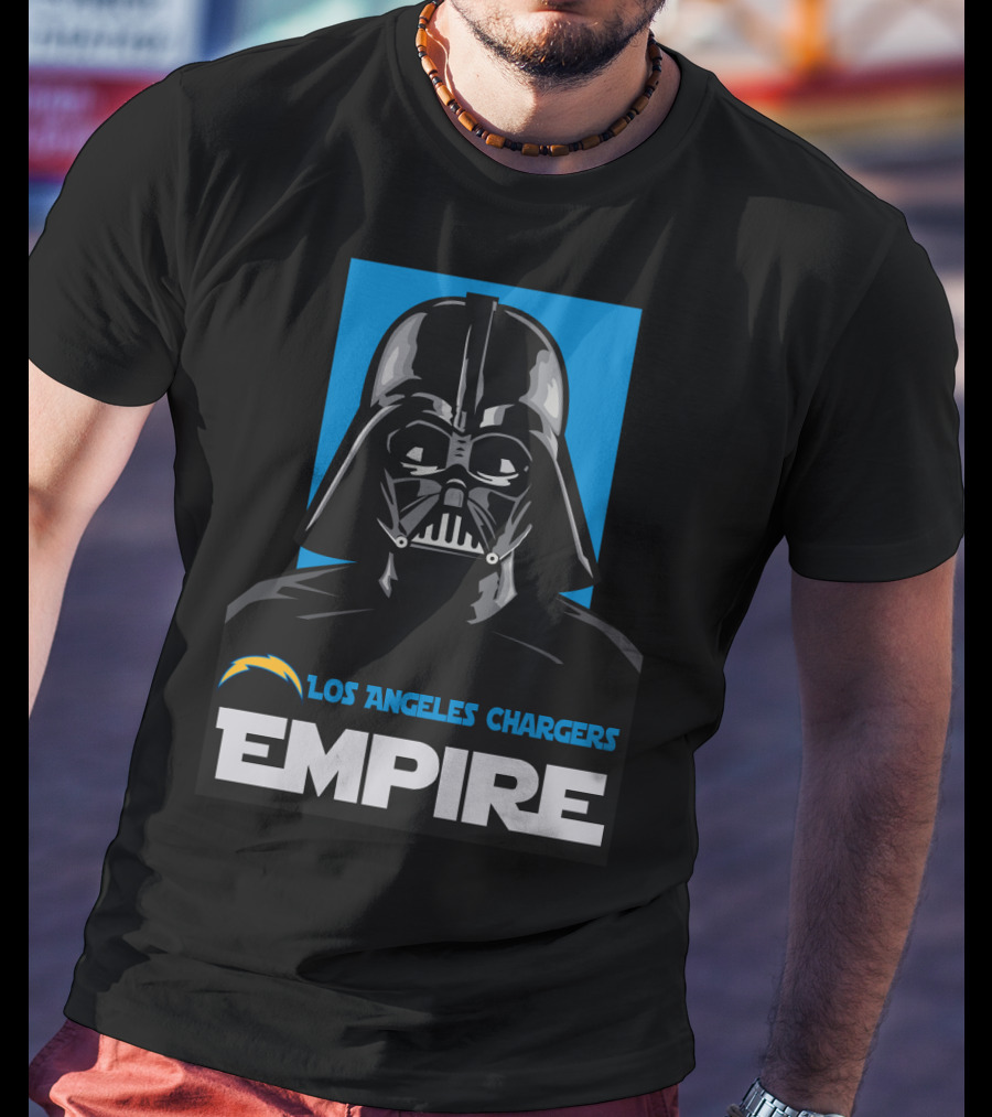 Los Angeles Chargers Empire Darth Vader T-Shirt