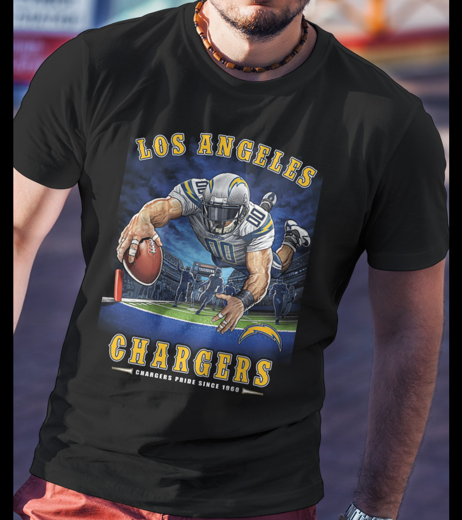 Los Angeles Chargers Touchdown Pride Since 1960 Nfl T-Shirt