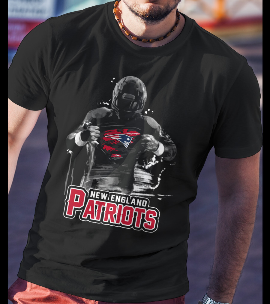 New England Patriots Football Superhero T-Shirt