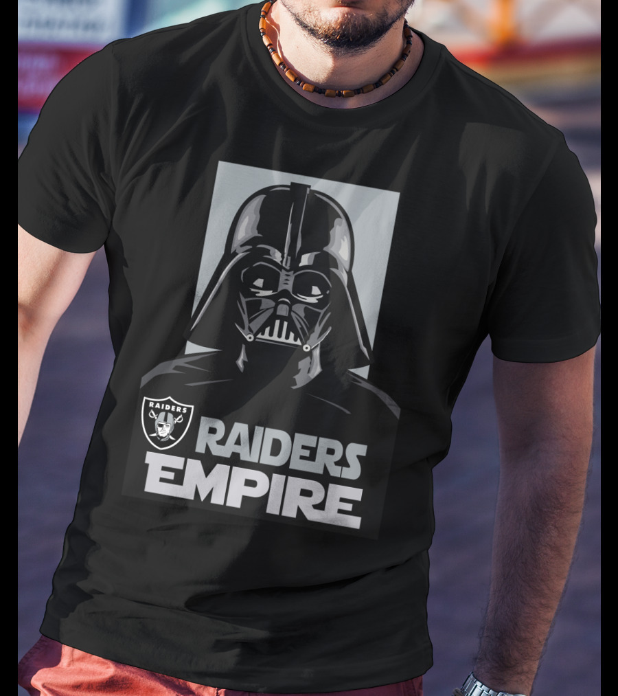 Raiders Empire Darth Vader Nfl Team Crossover T-Shirt